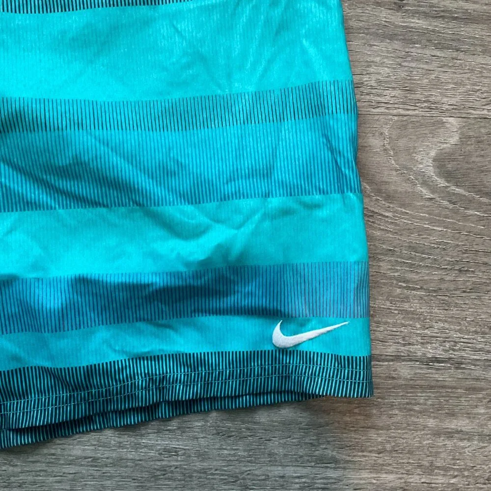 Men's Nike‎ Optic Shift Striped Volley Shorts Swim Beach Vacation Size Medium